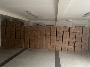 Boxes reaching Romania 2021